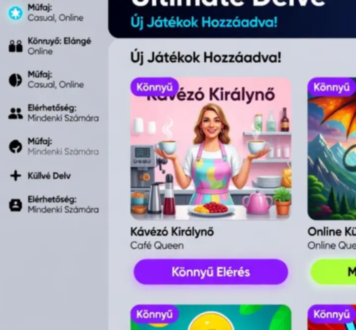 Újonnan hozzáadott Ultimate Delve online és casual játékok listája